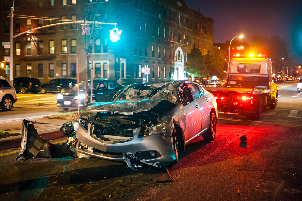 Jersey City – Police Car Crash Leave Officer with Injuries