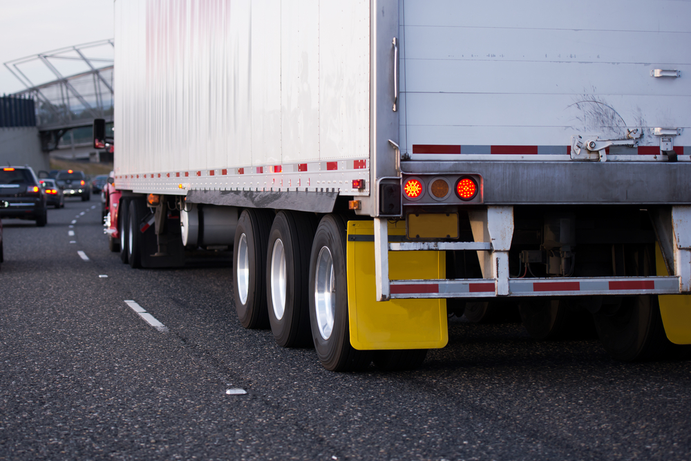 Newark – Tractor-Trailer Rear-Ended by Car