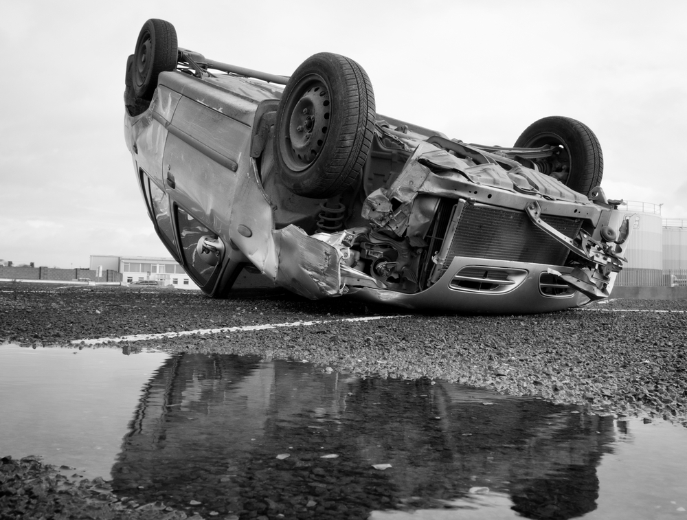 Bordentown – Man Dies After Car Strikes Barrier and Overturns